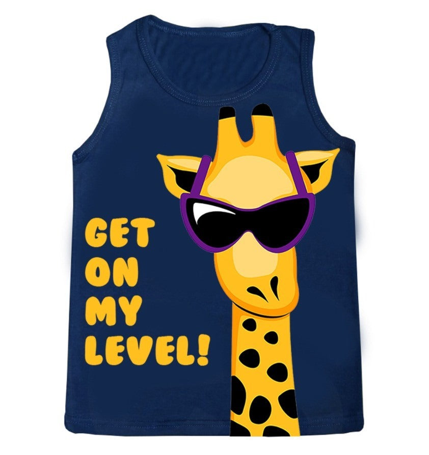 Get On My Level Giraffe Tank Top
