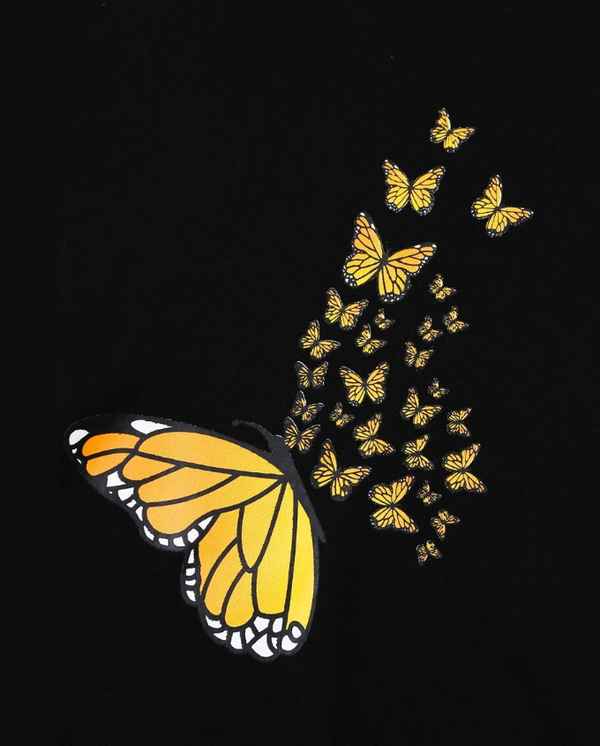 Golden Butterflies Hood