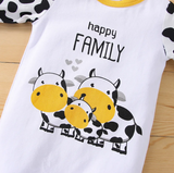 Happy Family Cow Romper