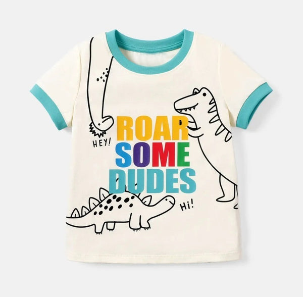Hey Roarsome Dudes Graphic Tee