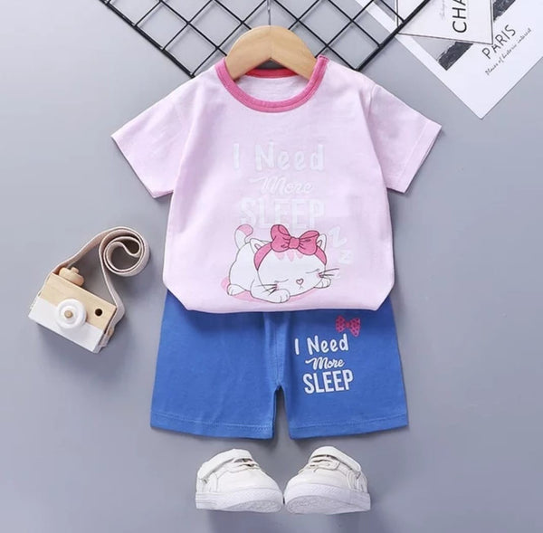 I Need More Sleep Cat Graphic Set