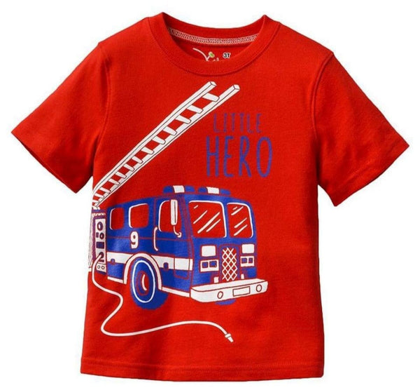 Little Hero Truck Graphic Tee