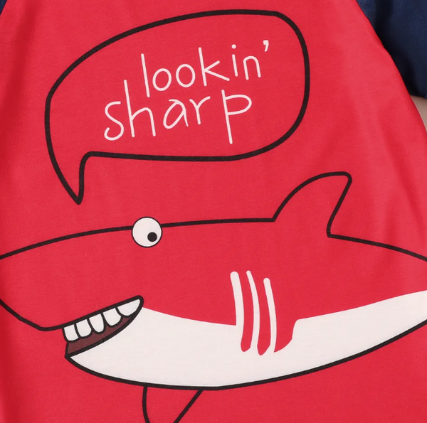 Lookin Sharp Graphic Raglan Tee