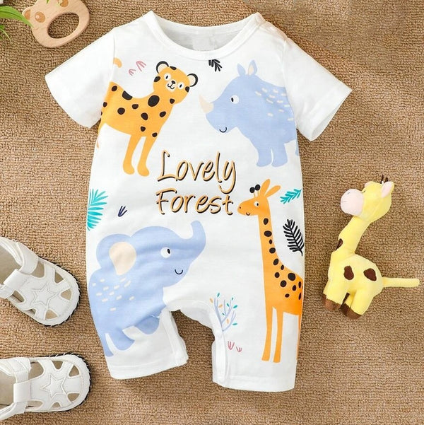 Lovely Forest Animals Romper