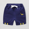 Mini Dino Embroidered Shorts NB