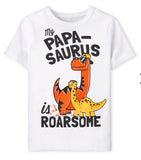 Papa Saurus Is Roarsome Graphic Tee