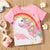 Rainbow Unicorn Graphic Tee