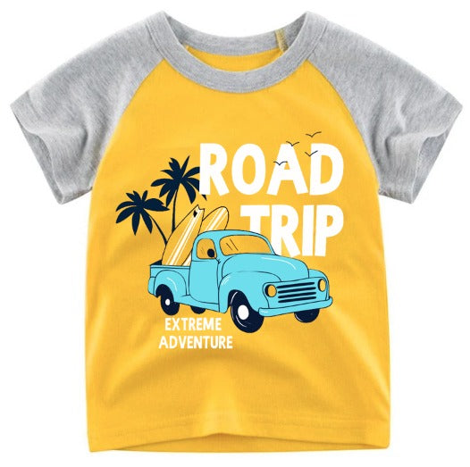 Road Trip Raglan Tee