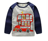 All Aboard Bus Graphic Tee