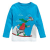 Skiing Dino Graphic Tee
