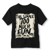 Summer Fun Graphic Tee Black