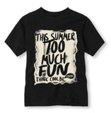 Summer Fun Graphic Tee Black