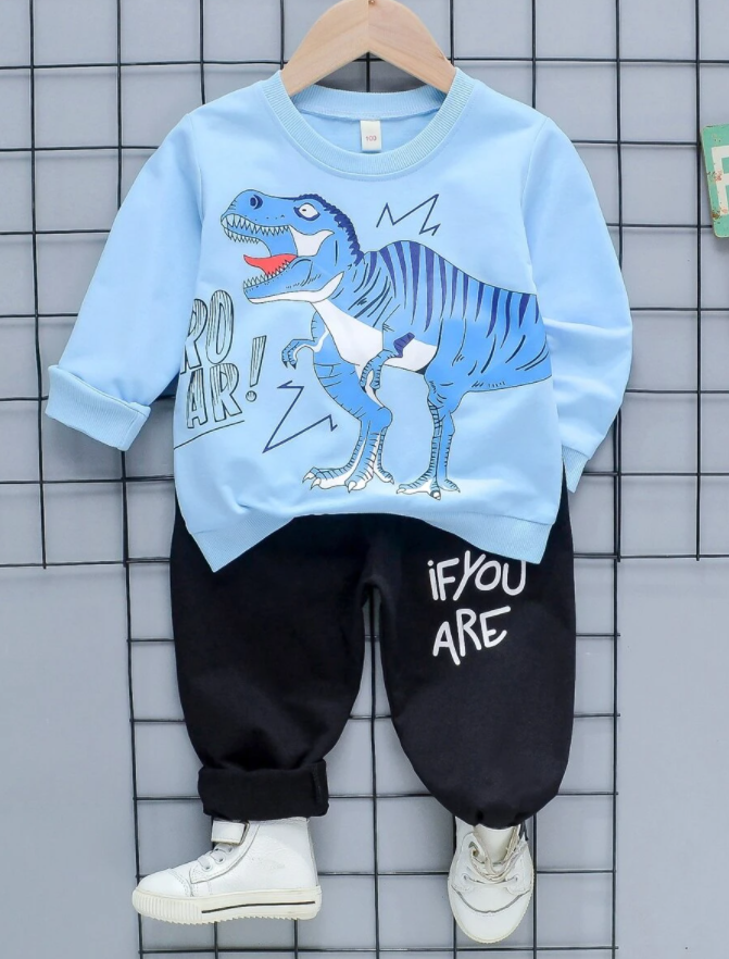 Blue T Rex Tracksuit – Funsies Garments