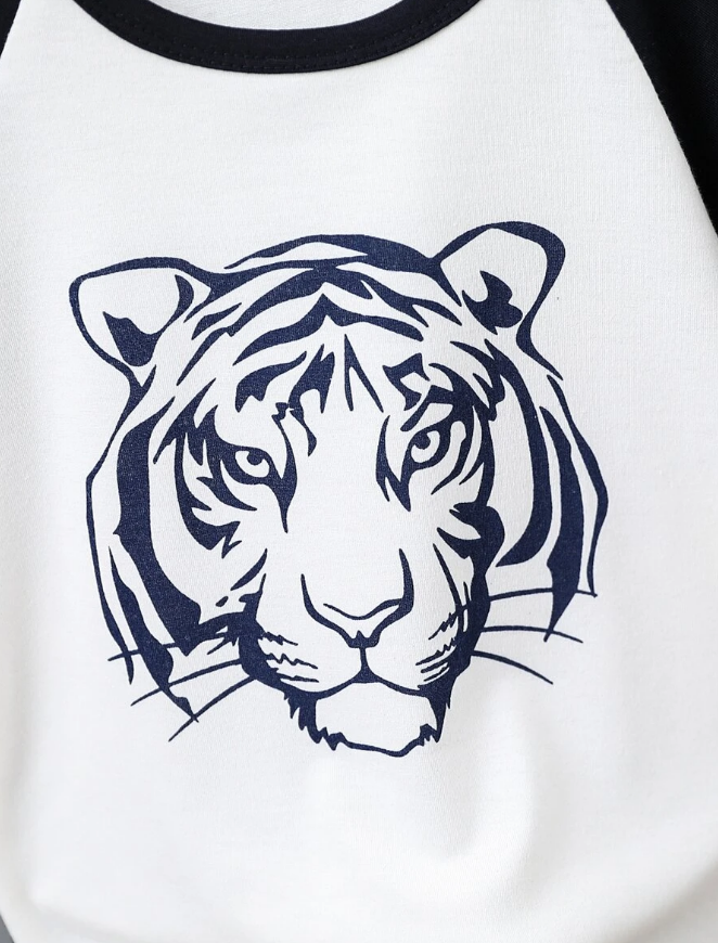 Tiger King Graphic Set White