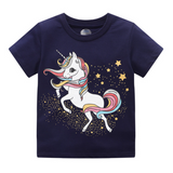 Unicorn In Stars Graphic Tee