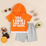 Look Like My Daddy Graphic Set (Orange)