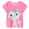 Cute White Cat Graphic Tee