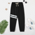 White Stripes Trouser (Black) - S