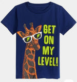 Get On My Level Giraffe Tee
