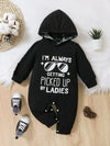 Ladies Man Hood Romper