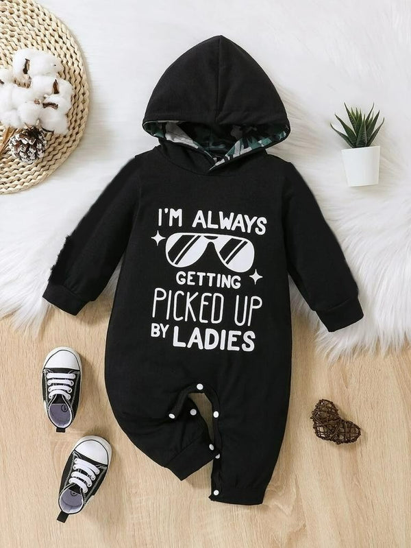 Ladies Man Hood Romper